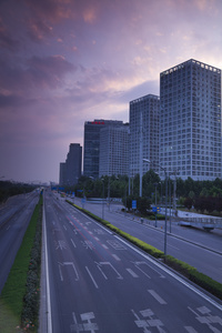 CBD道路夜景