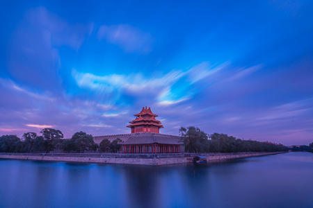 北京角楼夜景