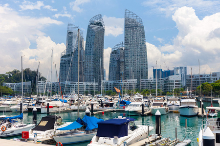 游艇泊位新加坡吉宝湾游艇码头照片