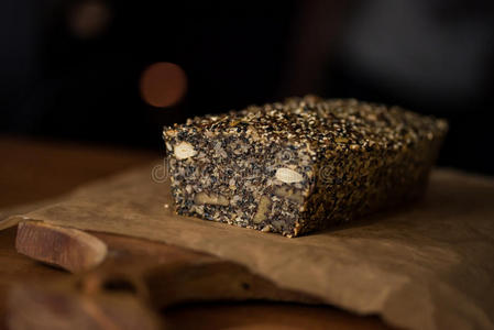 古文书paleography古文书面包,麸质自由的照片