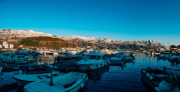 科托尔,yugoslavia西南部的地方,湾,港口,快艇,快艇,地中海的,阿德里