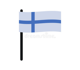 有插画的报章杂志旗关于芬兰照片