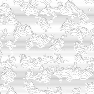 抽象的线条波.声音波浪奥斯卡照片