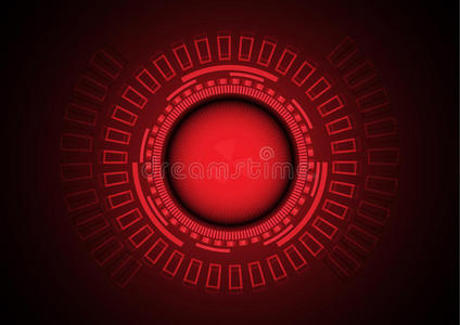 红色的危险圆关于网络犯罪采用科技背景.照片