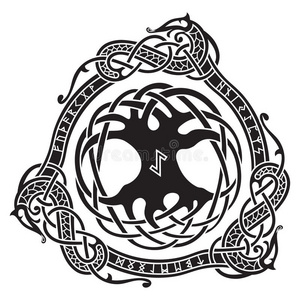 冲锋陷阵yggdrasil.斯堪的纳维亚的设计.