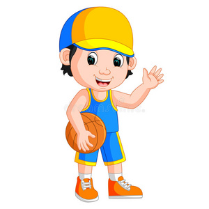 漫画篮球运动员图片