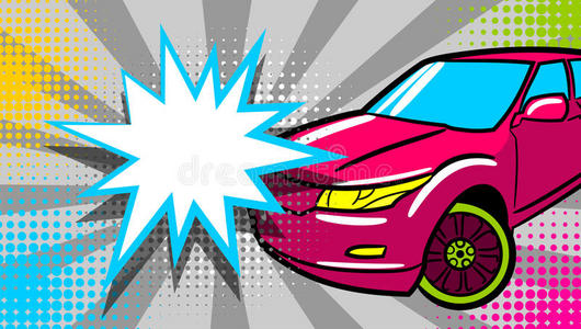 汽车碰撞海报图片-汽车碰撞海报素材-汽车碰撞海报插画-摄图新视界