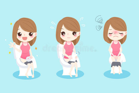 便秘女图片