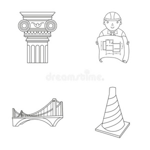 纵队,硕士和绘画,桥,索引圆锥体.建筑学sweden瑞典照片
