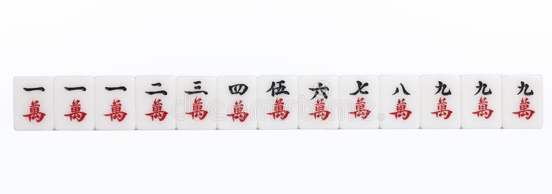 麻将牌num.九莲花灯照片