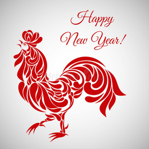 抽象的鸡的象征图片