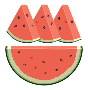 西瓜图标说明无缝的模式和成果向白色的背景无缝模式元素的西瓜王冠钉