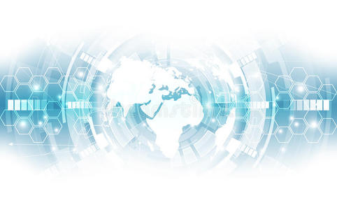 互联网科技地球图片-互联网科技地球素材-互联网科技地球插画-摄图新