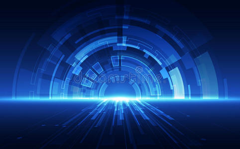 抽象的科技速度观念.矢量背景照片