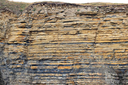 地质学沉积的岩石采用层-岩层,地层.地质学.照片