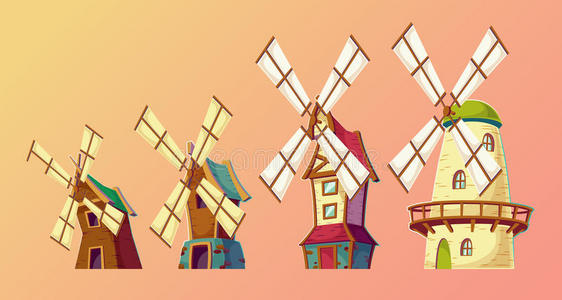 漂亮的风车图片