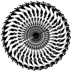 起皱抽象圆形的,发射出抽象的形状,主题.几何学的设计伊特姆照片