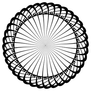 圆形的,发射出抽象的形状,主题.几何学的设计伊特姆照片