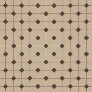 酿酒的瓦片矢量模式或背景插画