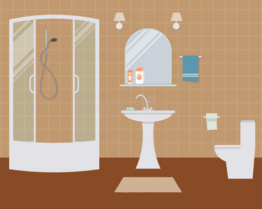 洗手间的柜子图片