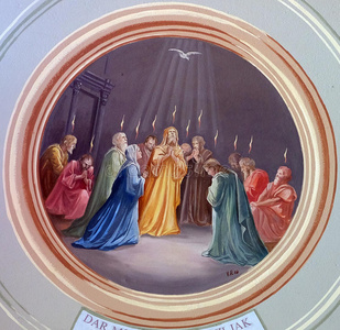 神的儿子像一只鸽子耶稣基督的降临, 天上的王在云上的宝座上基督降临