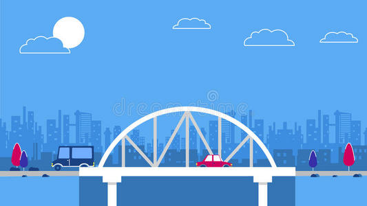 g城镇loc一t著名的红色人行天桥木制红色桥水背景的详细信息红色灯