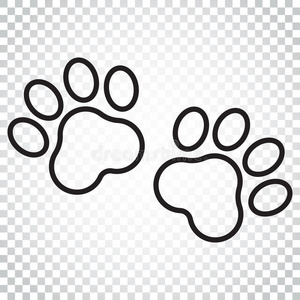 爪子照片矢量偶像采用l采用e方式.狗或猫paw照片illust照片