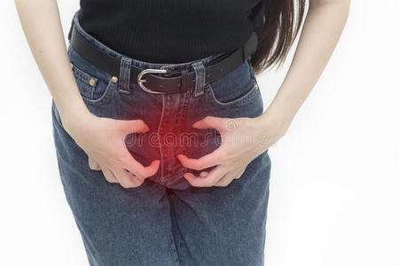 白带豆腐渣图片