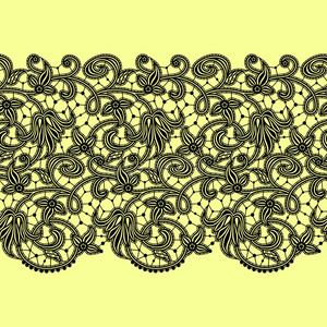 蕾丝带无缝的模式背景.照片