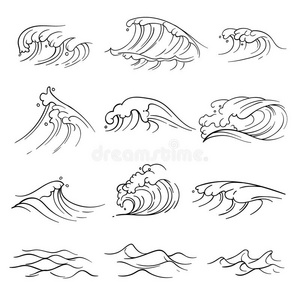矢量图矢量抽象漩涡心轮廓模式框架鲸鱼海豚尾巴心 logo 标志标志矢量