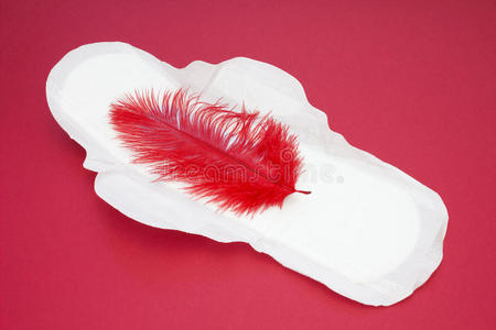 月经卫生纸的血图片