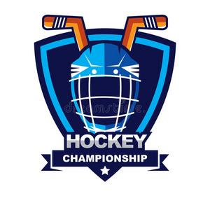 曲棍球徽章图片