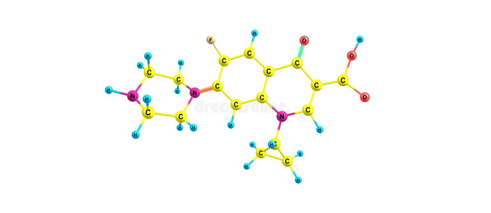 环丙沙星分子式图片