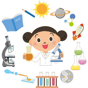 小孩和谁小孩谁是(be的三单形式做实验和科学照片