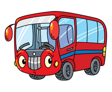 市的机器有趣的复古汽车卡通插图有趣的汽车-3d插图有趣的汽车-3d插图