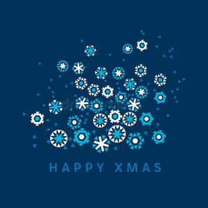 冰花的合适的抽象的雪动态的作品明亮的彩色,动态和闪亮的固体球体