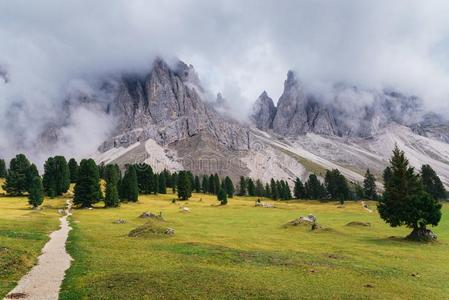 puez-奥德尔山丘采用道罗麦特炸药在近处在上面英国压力单位加迪纳