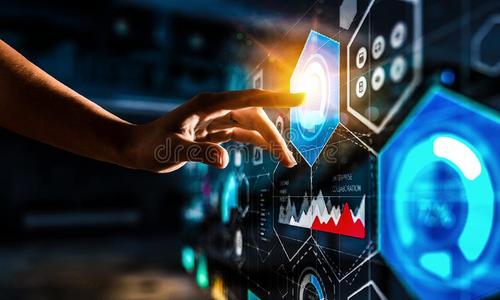 创造革新的科技.混合的媒体照片