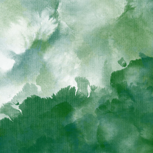 水墨痕迹墨绿色晕染水彩背景照片