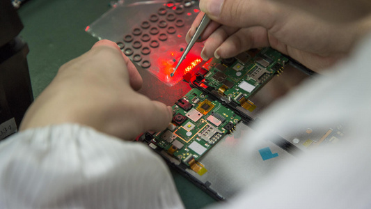 生产线电路板图片