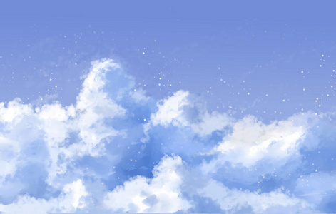 唯美蓝色背景图片