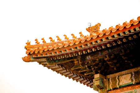 故宫建筑美抬梁搭柱照片