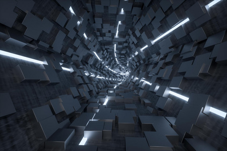 科幻空间通道图片
