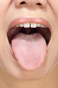 正常舌头照片图片