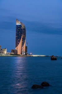 厦门世茂海峡大厦夜景