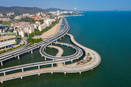 厦门海岸线图片