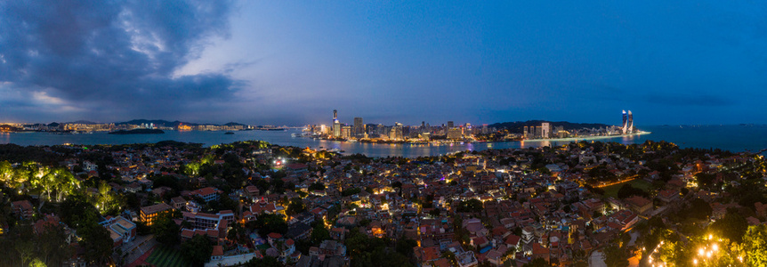 厦门全貌夜景