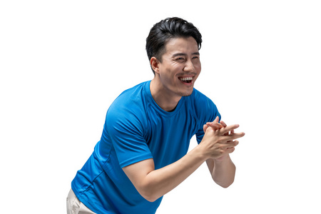 健身的年轻男子照片