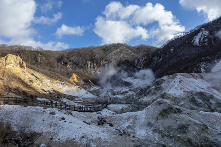 北海道登别地狱谷图片 北海道登别地狱谷素材 北海道登别地狱谷插画 摄图新视界