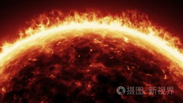 太阳大气动画视频